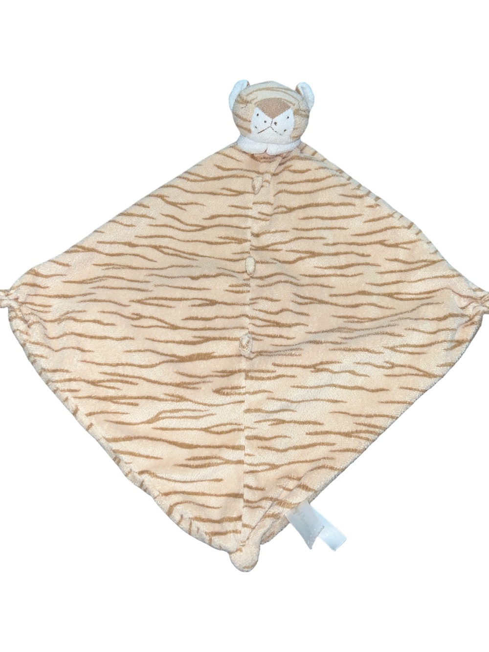Angel Dear Tiger Lovey Sleeping Plush Animal Security Blanket Brown / Tan Soft